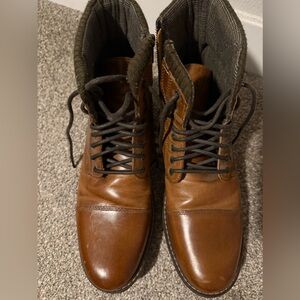 Crevo Men's Tan Leather Boots